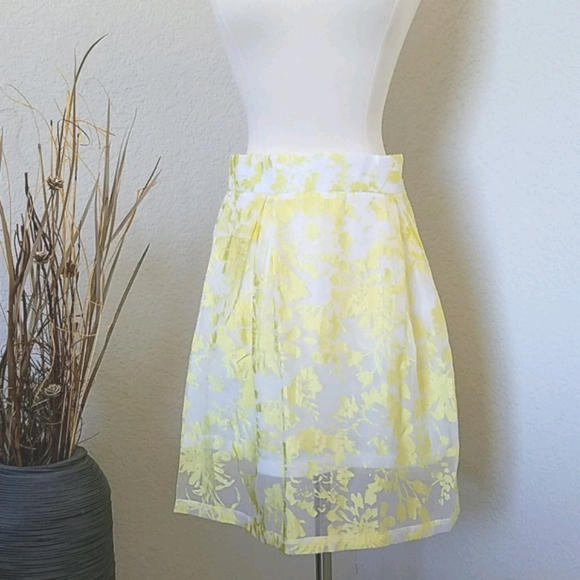 A-line Skirt Small Yellow NWT - Picture 3 of 8